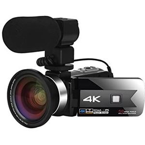 Nachtzicht 4K WIFI-camcorder For Video-opname Outdoor Vloggen Digitale Recorder IR Draagbare Fotografische Camera's HD camera (Color : 16G SD Card, Size : Set 5)