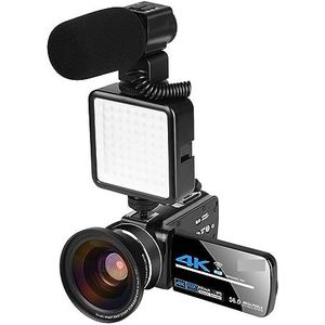 Nachtzicht 4K-videocamera For Buitenopnamen WIFI Digitale Camcorder Streaming Vlog-recorder HD camera (Color : 16G SD Card, Size : 4)