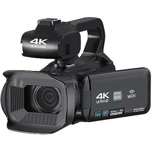 Volledige 4K Camcorder 64MP Video Camera For Streaming Digitale Webcam Fotografie Vlog Recorder 18X Autofocus HD camera (Color : 64G SD Card)