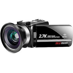 2.7K Digitale Videorecorder Thuisgebruik Outdoor Draagbare Camera's For Fotografie WIFI Streaming Web Camcorder Vlog HD camera (Color : 32G SD Card, Size : With Lens)