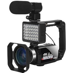 UHD 4K Vlogging Videocamera's WIFI Live Streaming Webcam Outdoor Digitale Camcorder Draagbare Blogger-recorder HD camera (Color : No SD Card, Size : 4)