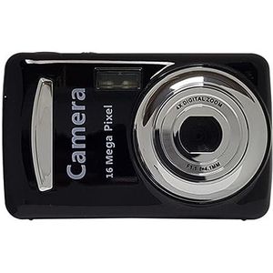 HD Digitale Video Camera 16 Megapixel 2.4 Inch Scherm 720P Droge Batterij Ultra Lichtgewicht HD camera (Color : Black)