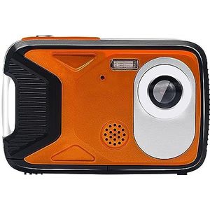 HD1080P High Definition waterdichte digitale camera Praktische barebones Duiken 2,8 inch scherm Panoramische video HD camera (Size : Orange)