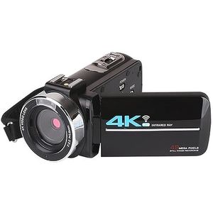 Videocamcorder LCD-scherm High Definition Multifunctionele Digitale Camcorders DV-camera's Kinderen Beginners Amateurs HD camera (Size : 4K)
