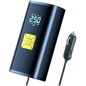 6000 MAh 150PSI Slimme Luchtpomp Draagbare Auto Automatische Compressor Bandenpomp For Motorfiets Fiets Opblaasbaar Snel oppompen (Color : Wired Style)