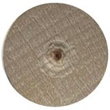 Meubelpoot  conisch Ø 5 cm / 3,5 cm en hoogte 15 cm  van massief hout (M8)