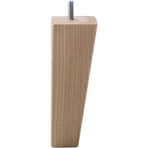 Houten meubelpoot  17 cm (M8)