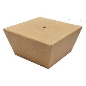 Houten trapezium meubelpoot 5 cm