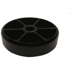 PVC glijder zwart diameter 4 cm (zakje 4 stuks)