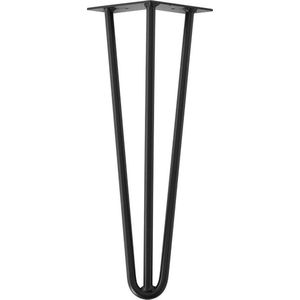 Stalen hairpin zwart hairpin ø 1,2 cm en hoogte 40 cm