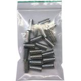 Rampa moer M6 schroefdraad - 20 stuks - Lengte 25 mm - Inboorhoutmoer - inboormoer messing - Montage dmv inbussleutel