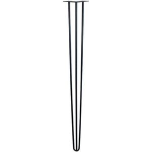 Stalen hairpin zwart hairpin ø 1,2 cm en hoogte 110 cm