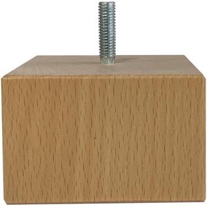 CYEER Set Van 4 Meubelpoten, Hout, 40 Cm, Houten Poten Voor Meubels Rond Ruw Eiken Vervangende Tafelpoten Voor Het Vervangen Van Oude Meubelpoten Voor Sof