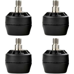 Zelf stabiliserende stelvoeten diameter 4 cm  M10 (set van 4)