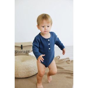 BonBini's® - romper + baby broek - Blue Mood - 95% katoen -3-6 maanden