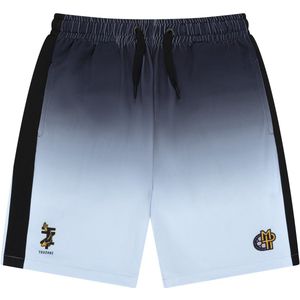 Touzani - Kawarimomo - Broekje - Lichtblauw/Zwart/Goud - Elastische Tailleband met Trekkoord