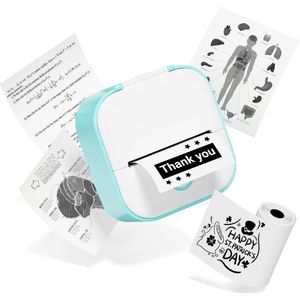 Equivera Mini Printer - Starterpack - Pocket Printers - Draagbare Printer - Mobiele Printer - fotoprinter