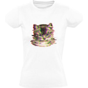 Kat Dames T-shirt | poes | huisdier | dierendag | vaag