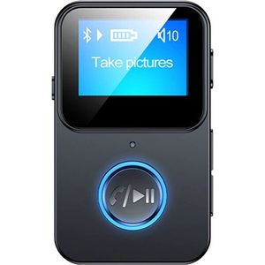 Bluetooth Receiver Ontvanger - LCD Display - USB-C - Microfoon - BT 5.0 - 3.5mm AUX - Auto - Car Audio - Bluetooth Transmitter - Mediaspeler