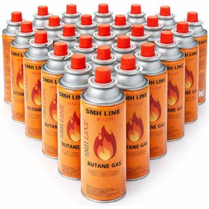 Butaangas Cartridges 500g, schroefcartridge met Butaan/Propaan Gas 899 ml, gaspatroon volgens EN 417, ventielcartridge met schroefsluiting, gaspatroon met campinggas, gaspatronen schroefventiel. (4
