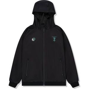 Touzani - Sweatvest - Zwart/Donkergroen - Katoen-Polyester Mix