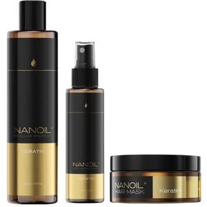 Nanoil - Keratin Complete Set - 300+125+300ml - Haarverzorgingsset