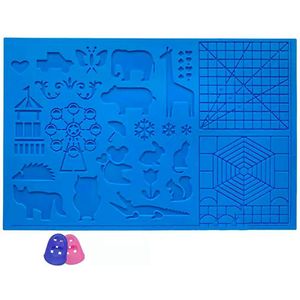 3D-Pen Tekenmat XXL - Blauw - 40x27 cm - Voor Kinderen