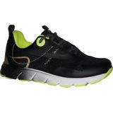 Piedro Sport - Dex - Sneakers - Zwart Geel - Textiel - Vetersluiting