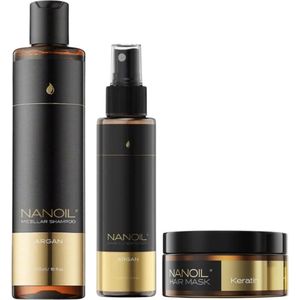 Nanoil - Argan Complete Set - 300+125+300ml - Haarverzorgingsset