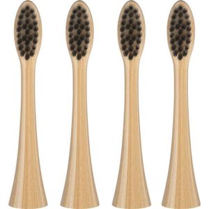 Philips Sonicare Opzetborstels - Milieuvriendelijke Opzetborstels - Bamboe - Houtskool - 4 stuks
