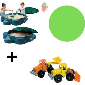 Little Tikes - Go Green - Zandbak Schildpad - Blauw Groen - Kunststof - Inclusief Androni Shovel