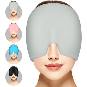 Migraine muts - Migraine masker - Hoofdpijn masker - Warmte en koude therapie - Herbruikbaar - Anti migraine - Must have tijdens hoofdpijn!