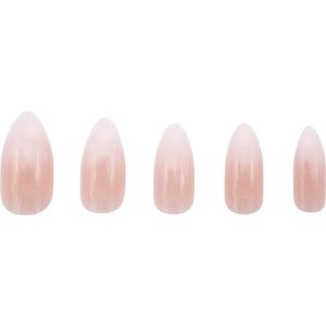 Boozyshop ® Nepnagels Ombre Beige - Plaknagels - 24 Stuks - Kunstnagels - Press On Nails - Manicure - Nail Art - Plaknagels met Lijm - French Nails