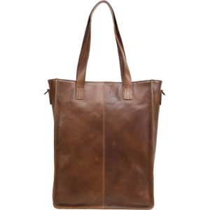 DSTRCT Schoudertas / Crossbodytas Dames - Leer - Raider Road - Cognac