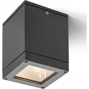 WhyLed Design plafondlamp | Antraciet Grijs/Zilvergrijs | 230V | E27 Fitting | 75W | IP54