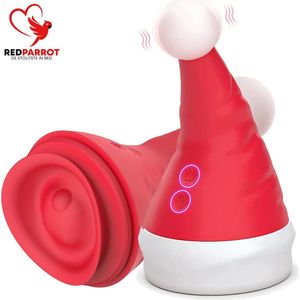 Dubbele vibrator Kerstmis deluxe | 2 in 1 | Cadeau | 15 krachtige standen | G-spot | Trillen en rollen | Zeer goede kwaliteit | Kerst kado