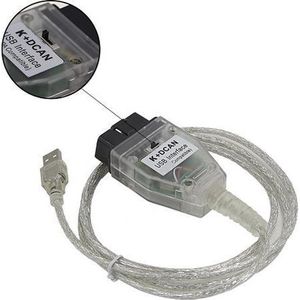 K+DCAN USB OBD2 Interface voor BMW met switch kdcan kabel inpa bmw