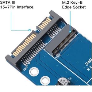 M2 SSD NGFF Naar Sata Adapter 6Gbps - SATA adapter