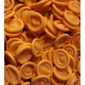 50x gele vingercondoom