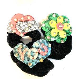Scrunchie - Haarelastiek - Haar Wokkel - Fluweel - Armbandje - Set 3 Stuks