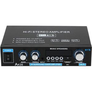 HIFI Bluetooth Power Amplifier | 400W | Versterker | Stereo Versterker | Mediaspeler