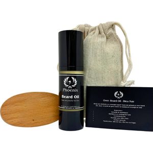 Phoenix Hair Products - Baardolie - 30ml - Verzachtende & Hydraterende Werking - Vegan - Inclusief Baardborstel