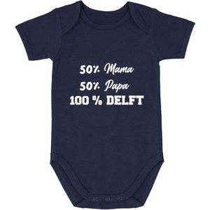 100 % Delft Babyromper Jongen | Rompertje | Romper | Baby | Jongensromper