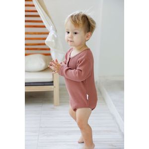 BonBini's® - romper + broekje - Blush Pink - 95% katoen - 3-6 maanden