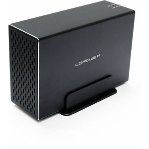 LC-POWER - LC-35U3-RAID-2 - Externe Behuizing - Geschikt voor 2x 3,5 inch SATA HDDs