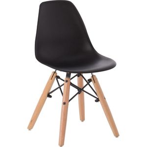 Kinderstoel / Peuterstoel design - Zwart