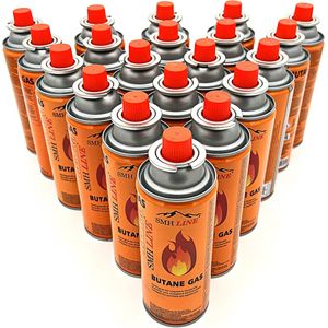 SMH LINE® Kookstel gasflessen - Butaan Gasflessen - 12x 227g - Gasbussen