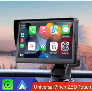 Navigatiesysteem 7 Inch - 2023 Model - Apple CarPlay - Android Auto - Universeel