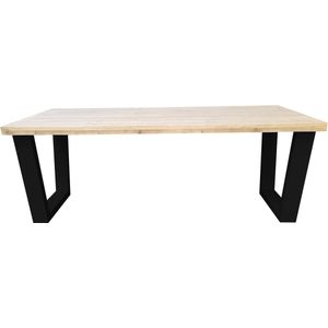 Wood4you - Eettafel - New York - industrial wood - hout - 220/90 cm