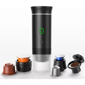 Draagbaar Koffiezetapparaat met één Knop Bediening - 2-in-1 Ontwerp - Lichtgewicht